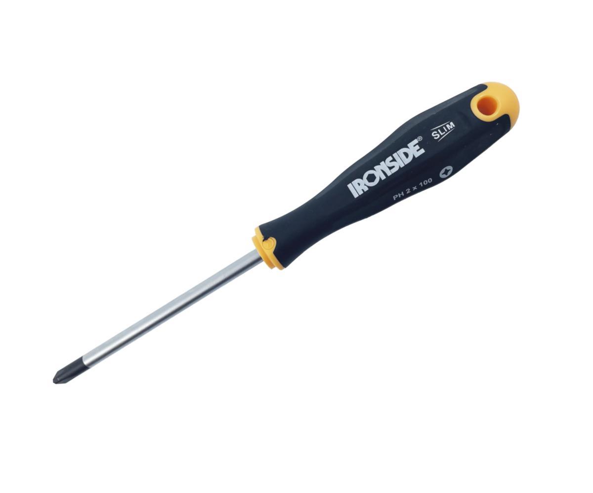 Skrutrekker slim PH1/PH2 Ironside - Skrutrekker slim Ironside PH2 100mm 103645