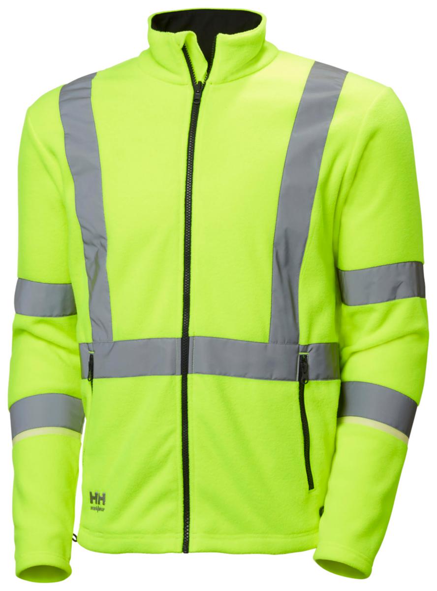Fleecejakke HH UC-ME HiVis kl.3 - Fleecejakke HH UC-ME HiVis kl.3 gul str XL