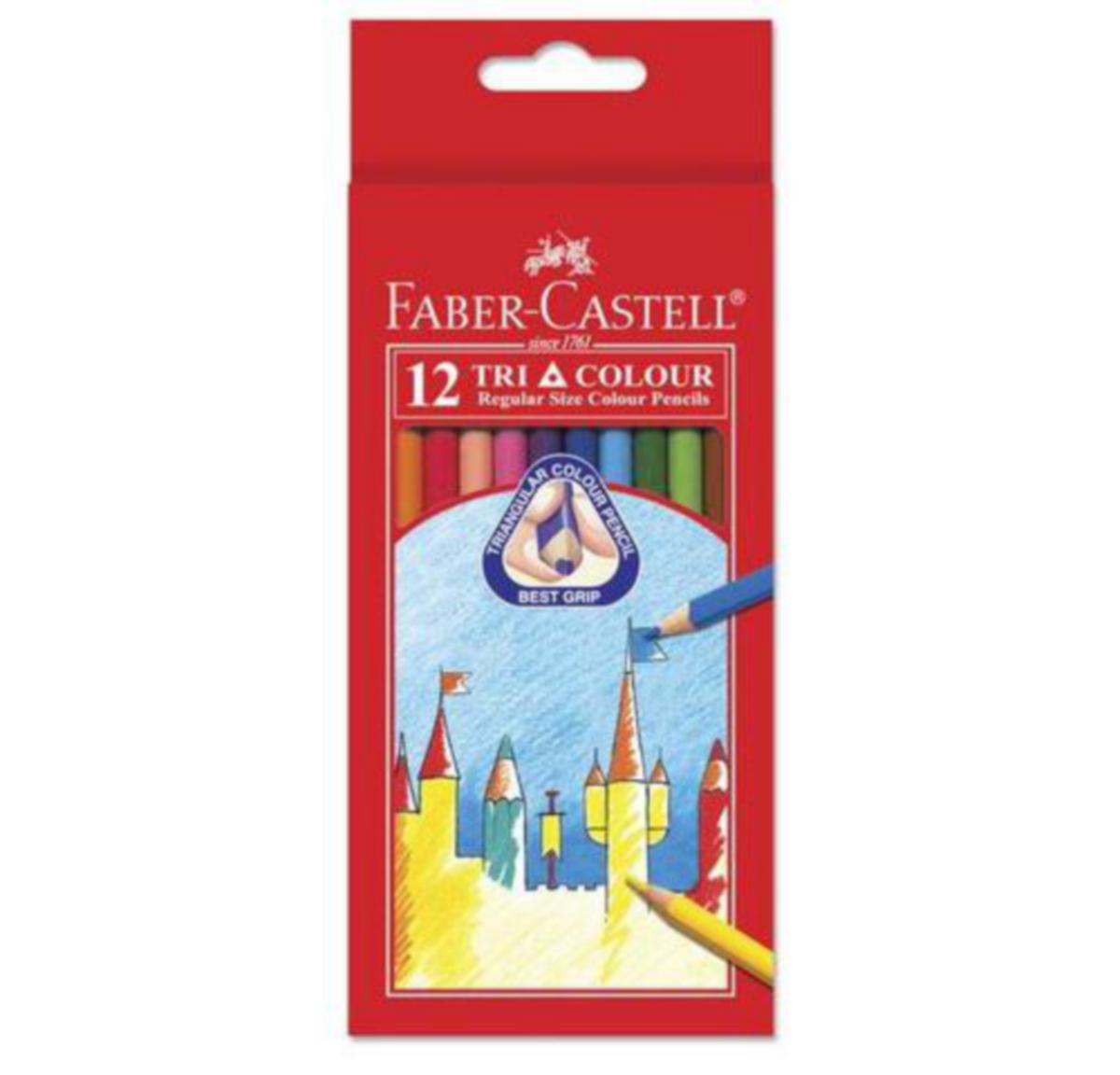 Fargeblyant Faber Castell - Fargeblyant Tri Color Long Faber Castell (12)