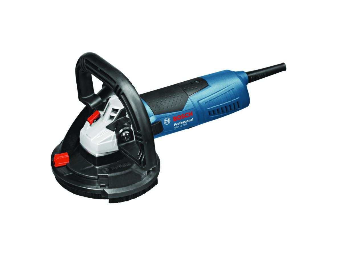 Betongslipemaskin Bosch GBR 15 CAG - Betongsliper GBR 15 CAG Bosch 1500W m/skive L-BOXX 238
