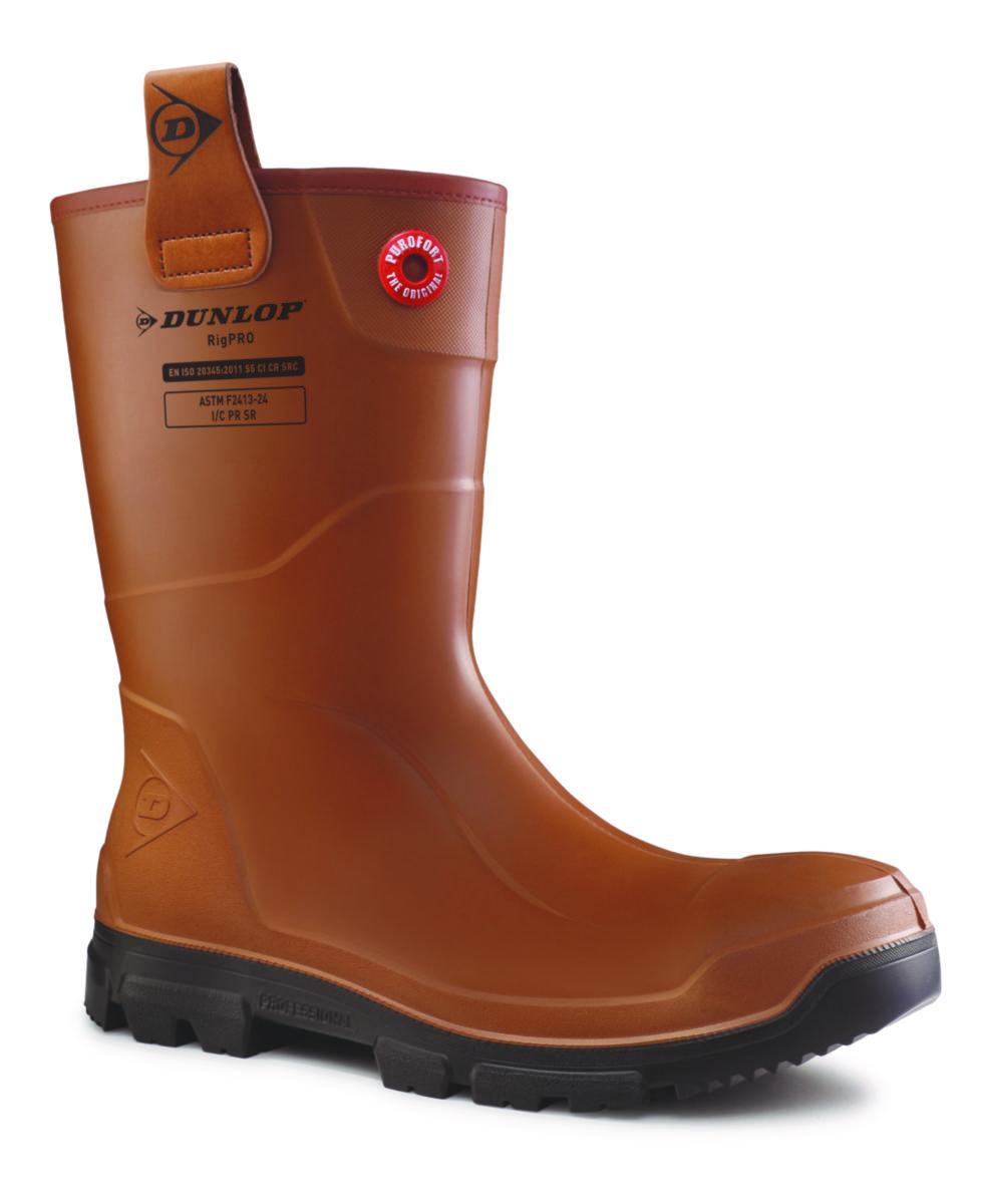 Vernestøvel Dunlop® Purofort® RigPRO - Vernestøvel Dunlop Purofort RigPRO S5 SRC brun str 37