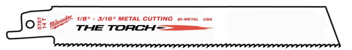 Bajonettsagblad Milwaukee Torch - Bajonettsagblad Sawzall Torch Milwaukee 230mm/TPI14 25pk dem
