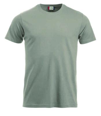 T-skjorte Clique New Classic-T Sølv str 2XL