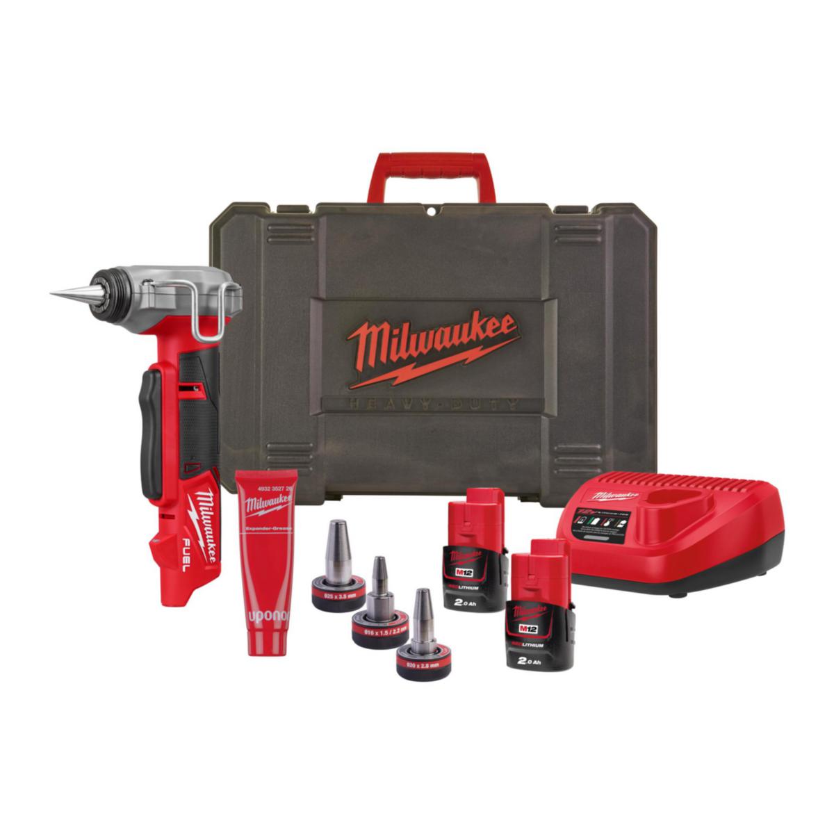 Pressverktøy Milwaukee M12 FPXP-I10202C - Pressverktøy M12 FPXP-I10202C Milwaukee 12V 2.0Ah