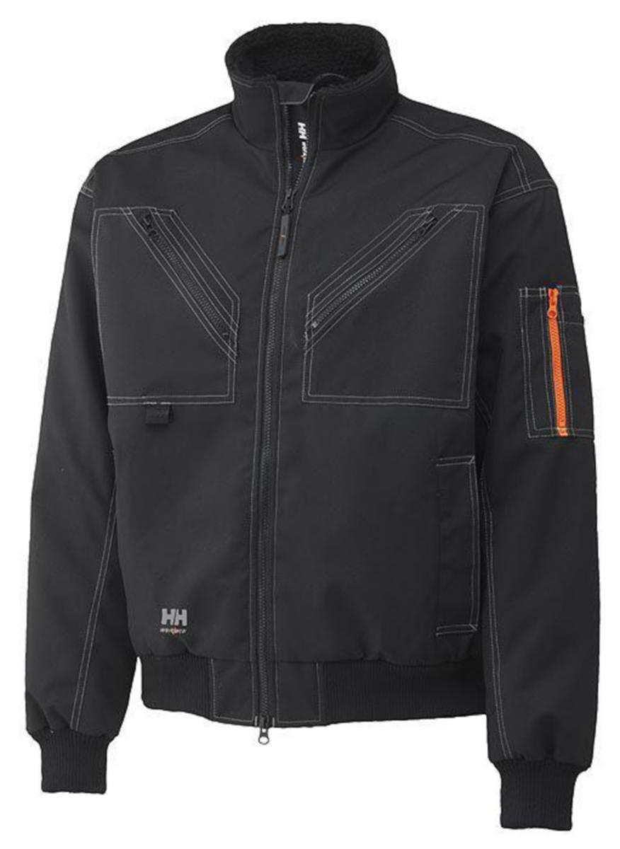 Pilotjakke HH Bergholm - Pilot Bergholm sv. L Foret Poly 350g/m