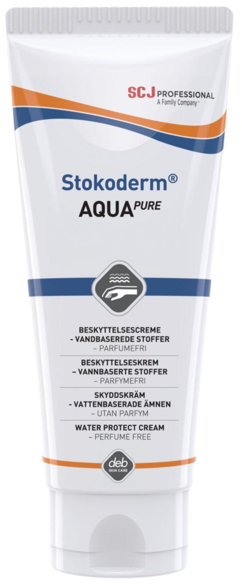 Beskyttelseskrem Stokoderm Aqua Pure - Beskyttelseskrem Protect DEB 100ml
