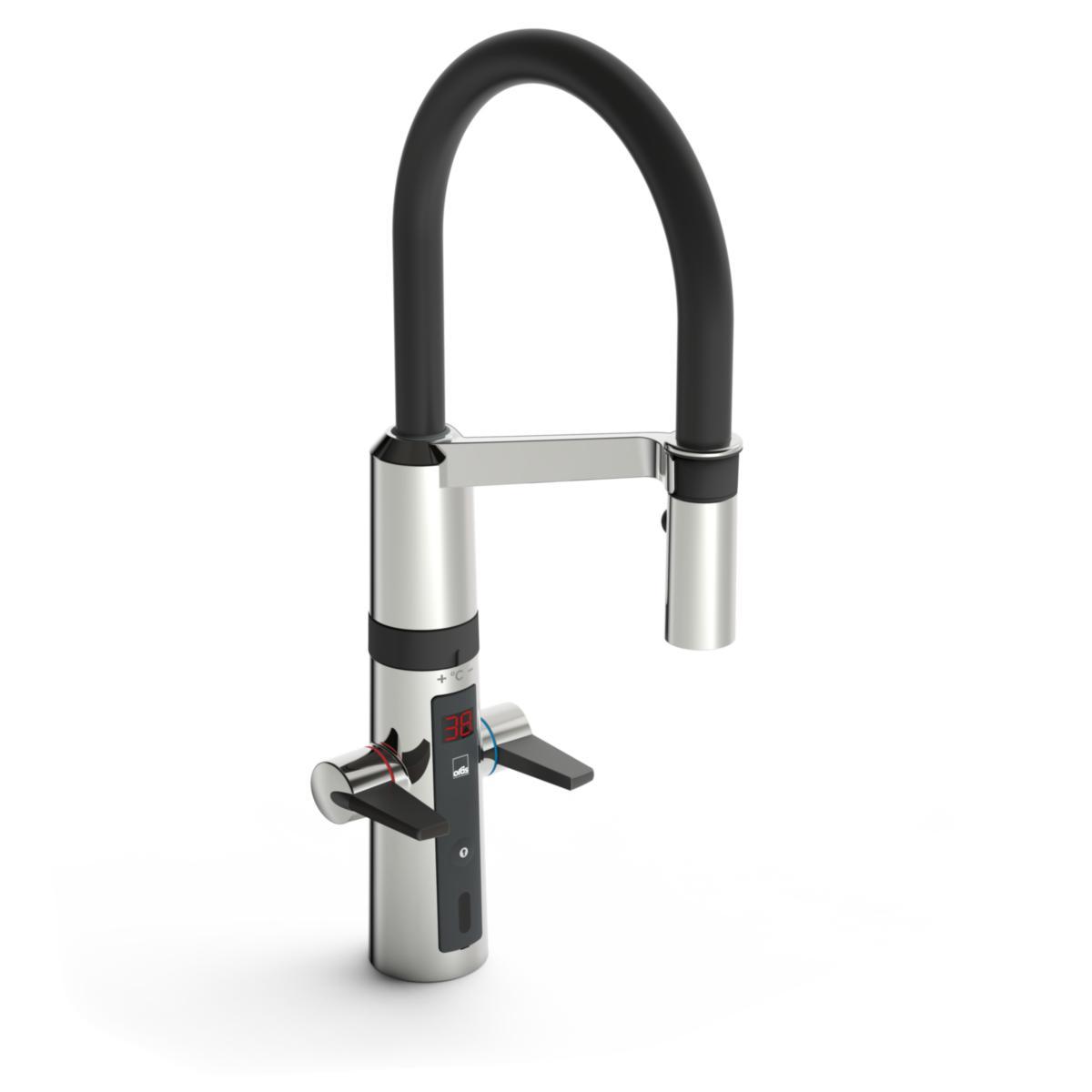 Kjøkkenbatteri Optima med fleksibel tut. 230/5V hybrid, Oras - Oras Optima Kjøkkenkran 2728F 230/5V