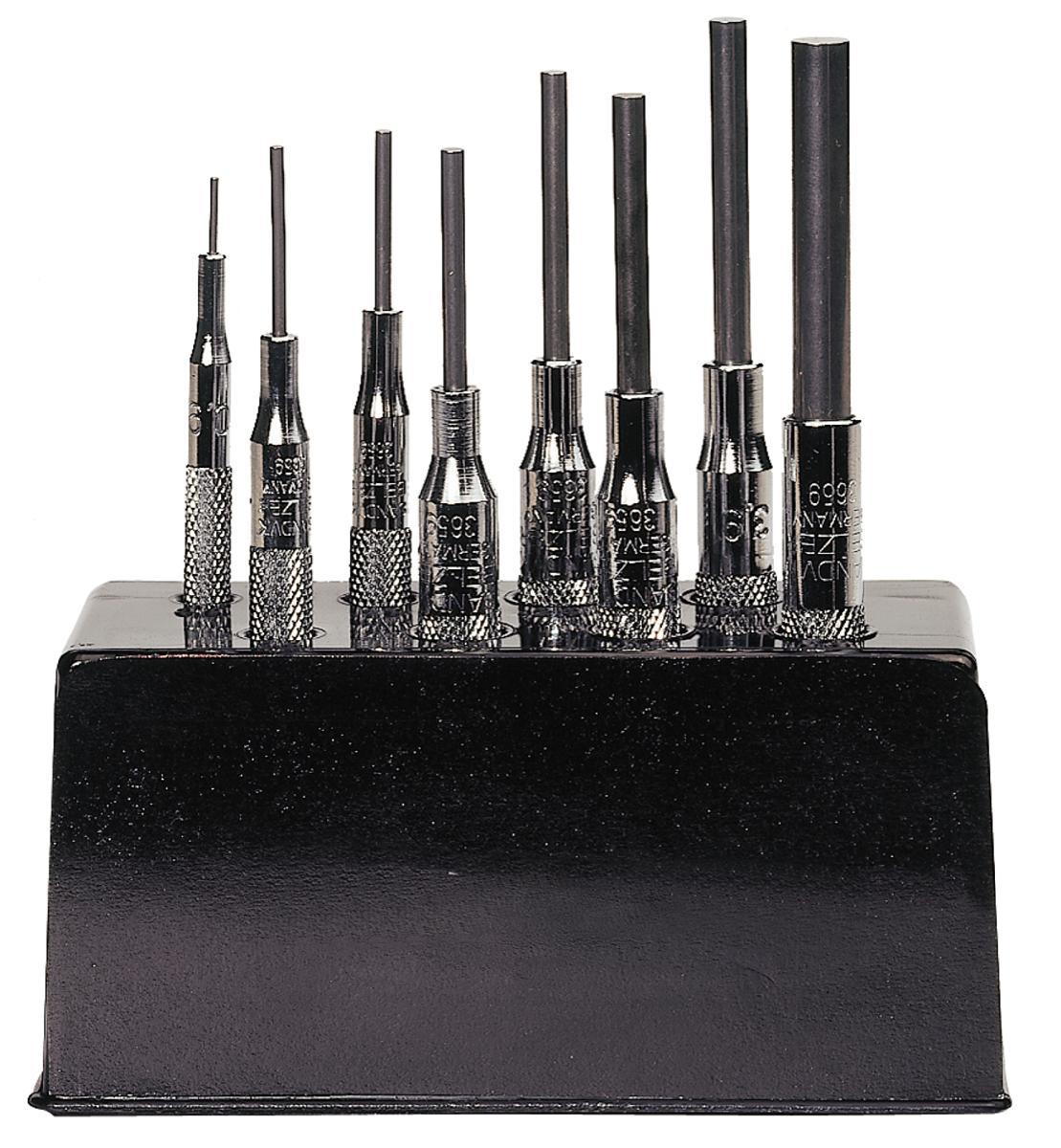 Dorsett Bahco 3659 - Dorsett sylindrisk 3659/8 Bahco Ø0.9-6mm 8 stk stativ