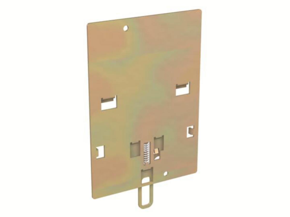 Tmax XT DIN-skinne adapter, ABB - KIT DIN50022 XT4 3p PLATE DIN Kit for DIN-skinne montering a