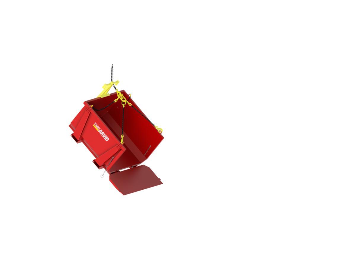 Materialkasse Starke Arvid - Materialkasse 1000L 33400-KPL Starke Arvid Selvtømmende