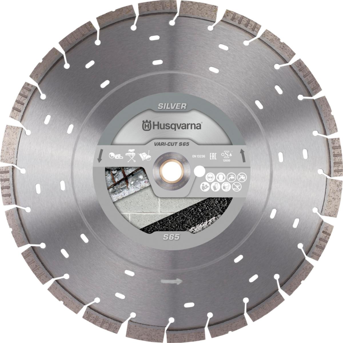 Diamantsagblad Husqvarna S65 Vari-Cut - Diamantsagblad S65 Vari-Cut Husqvarna Ø350x3.2x25.4/20mm