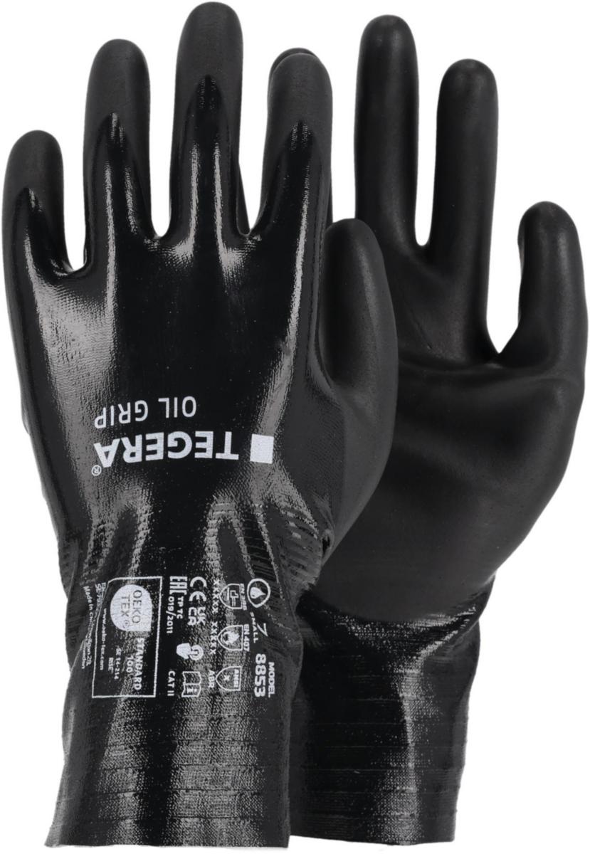 Kjemikaliehanske Tegera® Oil Grip 8853R - Kjemikaliehanske Tegera Oil Grip 8853R str 6
