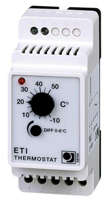 OJ1067 ETI-1551 termostat -10 - +50 Gr.C.