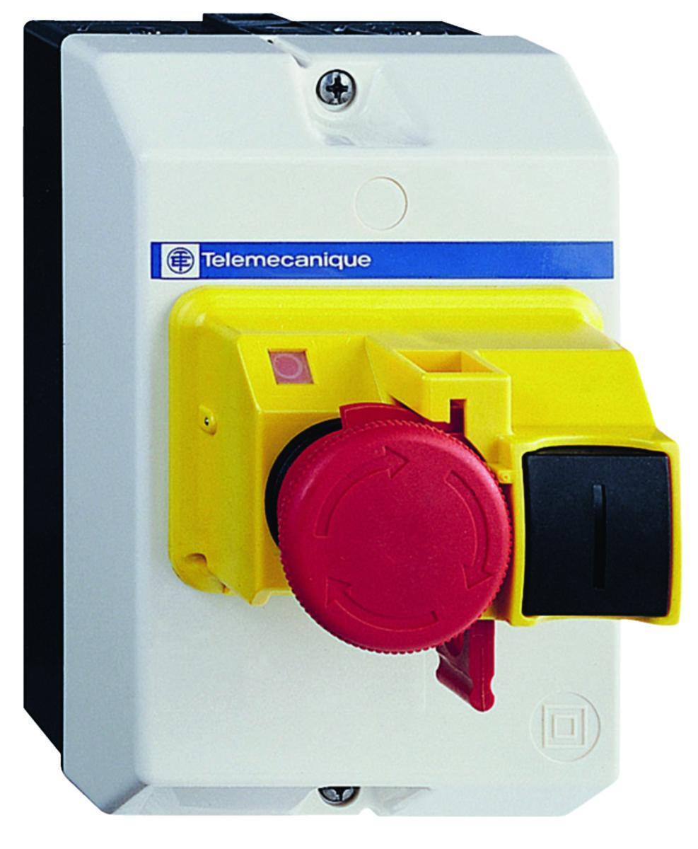 Kapsling Schneider m/nødstopp GV2ME - Kapsling M/Nødstopp Gv2Me 