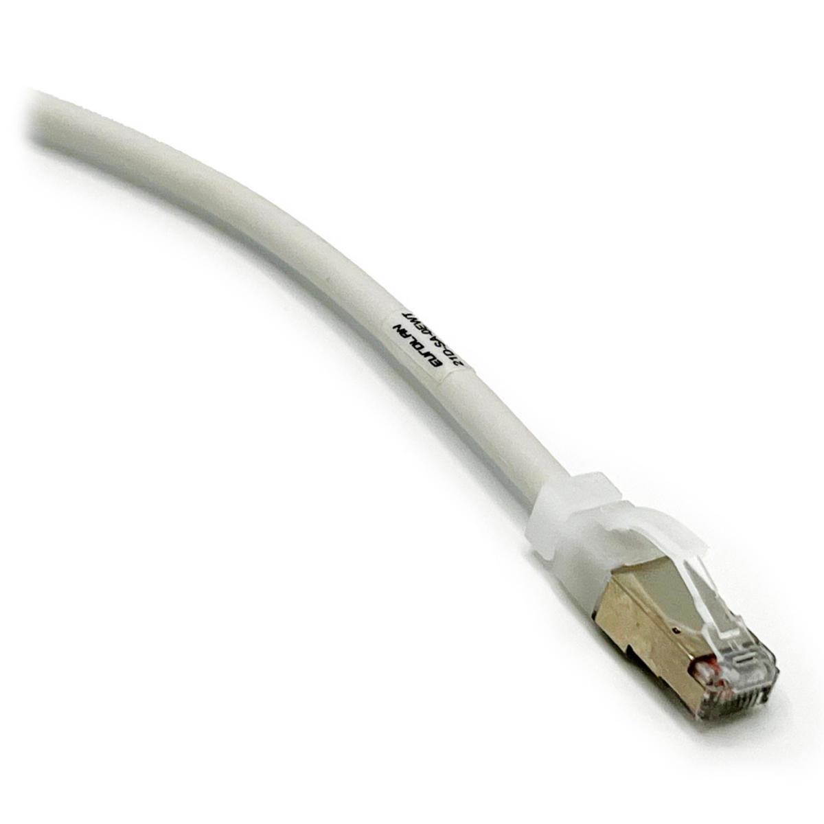 Patchesnor CAT 6A STP Hvit Eurolan - Patchesnor CAT 6A STP LSZH 10m Hvit