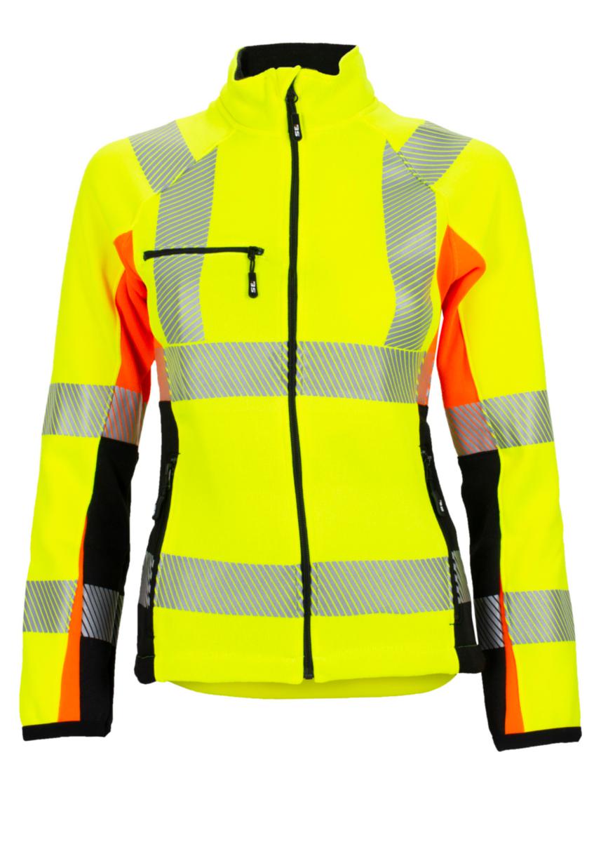 Fleecejakke BS Gjøvik dame HiVis kl.2 - Fleecejakke dame BS Gjøvik HiVis kl.2 gul/svart str XS