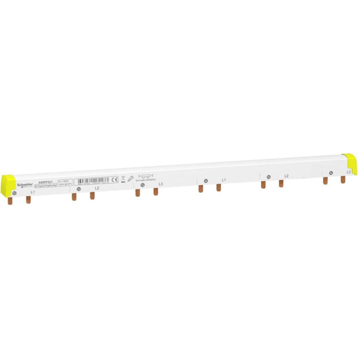 Samleskinne Acti9 iC60 - Samles.3P+N 21m 2P iC60+Vigi