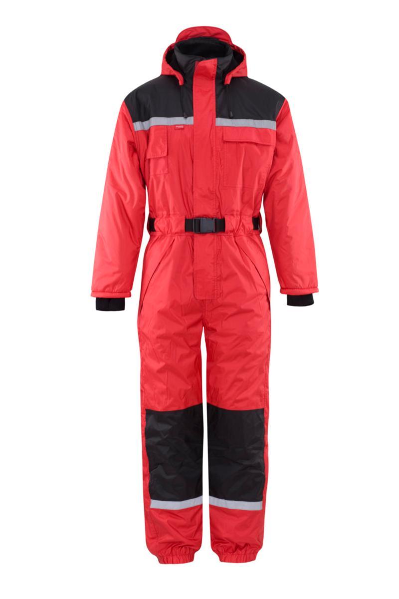 Vinterkjeledress Svalbard 990-0064 - Kj.dress Svalbard rød/sv. M Vind Vannav. PU belagt 180g/m²