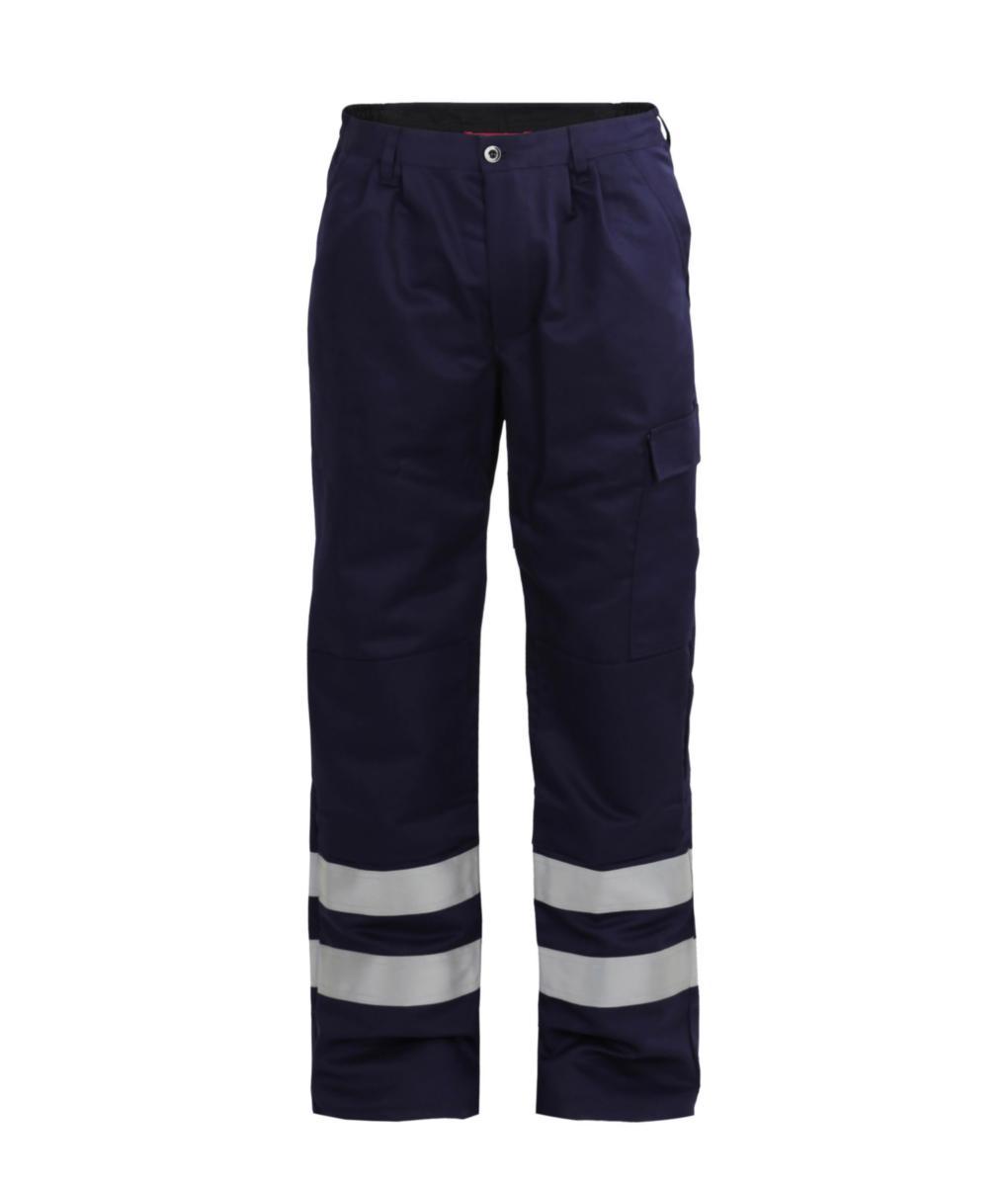 Bukse m/refleks Standal 675-3313 - Bukse Ind. Standal sv. 54 m.refleks Poly/Bom. 245g/m2