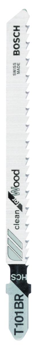 Stikksagblad Bosch HCS - Stikksagblad T 101 BR Bosch Clean for Wood 25pk