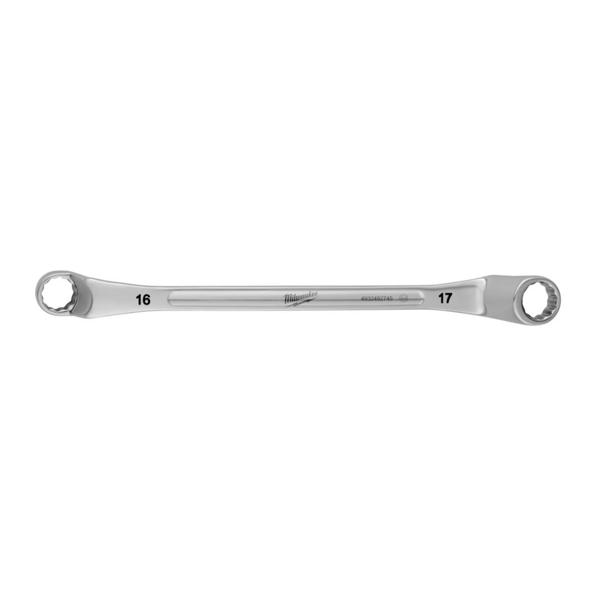 Ringnøkkel Milwaukee dobbel - Ringnøkkel dobbel Milwaukee 16x17mm