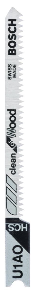Stikksagblad Bosch U 1 AO HCS - Stikksagblad U 1 AO Bosch Clean for Wood 3pk
