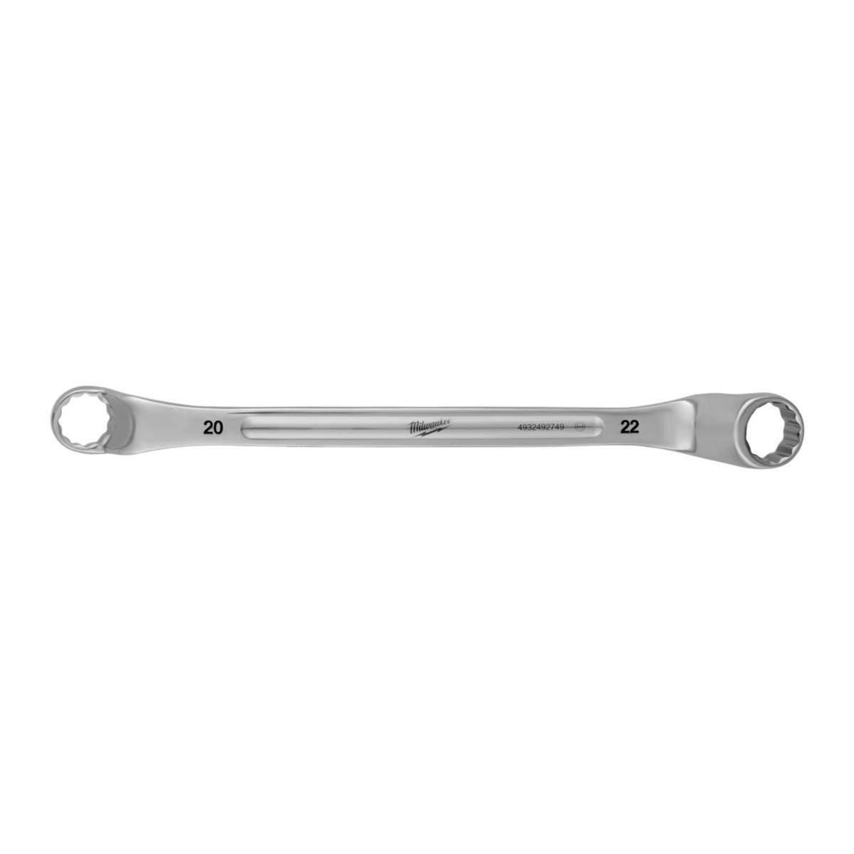Ringnøkkel Milwaukee dobbel - Ringnøkkel dobbel Milwaukee 20x22mm