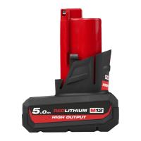 Batteri Milwaukee M12 HB5 12V 5.0Ah