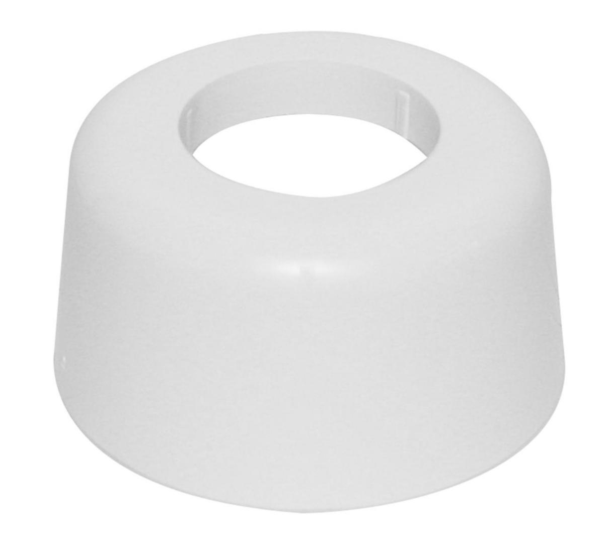 Veggrosett, Faluplast - 40 mm veggrosett hvit
