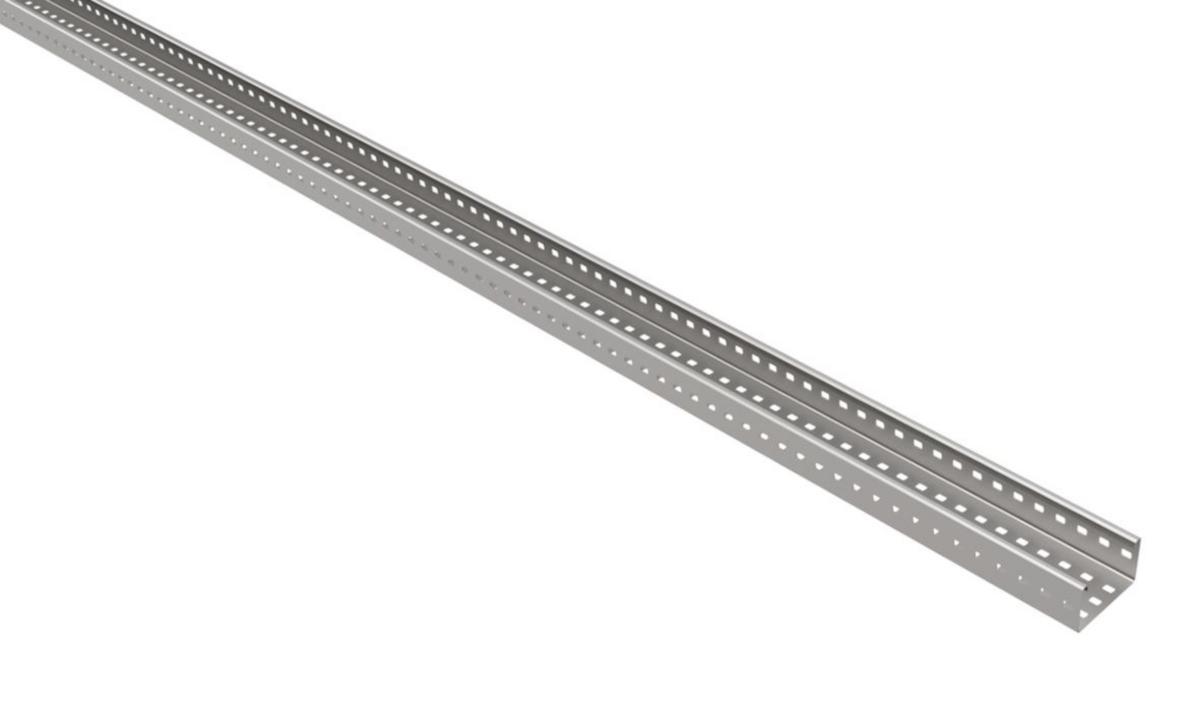 Kabelbane MP perforert - Kabelbane perf 75mm Varmf 3m M