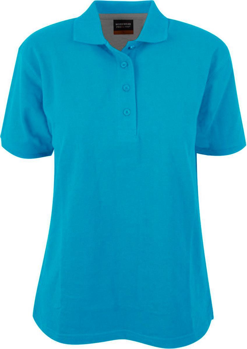 Piqueskjorte dame YOU Carolina - Piqueskjorte dame YOU Carolina Turkis str L