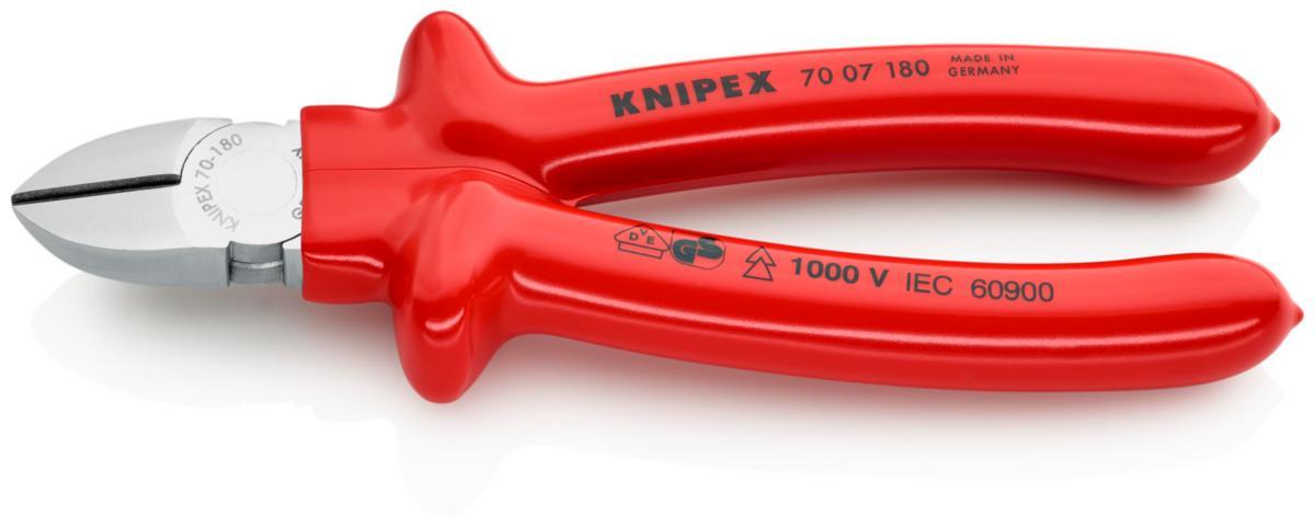 Sideavbiter Knipex 7007 1000V - Avbitertang 7007 Knipex 180mm 1000V VDE