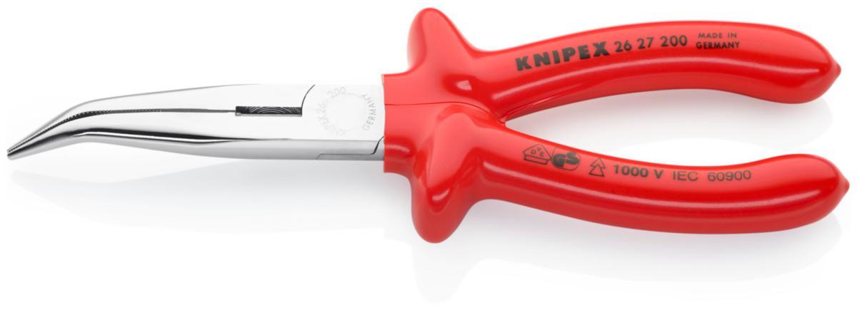 Nebbtang Knipex 2627 - Nebbtang 2627 Knipex 200mm bøyd