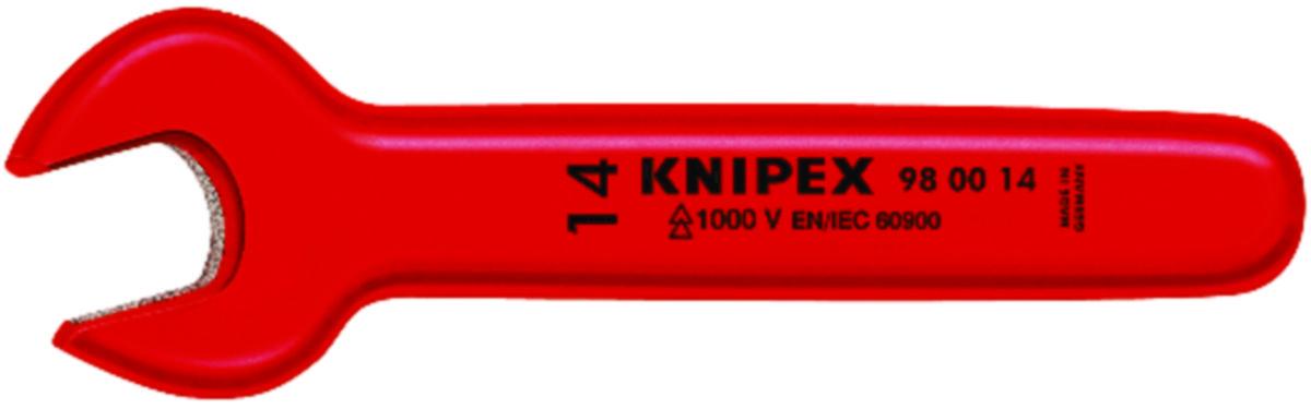 Fastnøkkel VDE Knipex 9800 - U-nøkkel 9800 Knipex 19X165mm 1000V