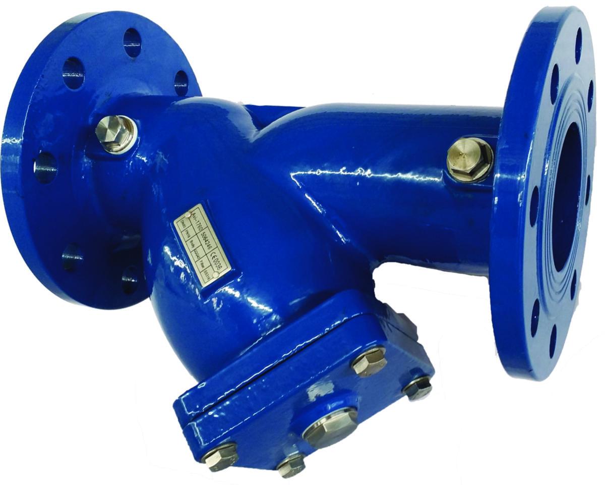 Dn100 y-filter ggg40.3 avi 1760 pn16 - y-filter med flens...