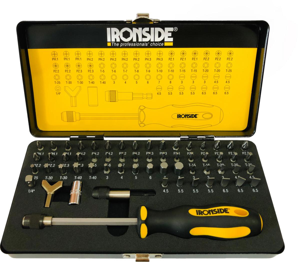 Bitssett Standard, 60 deler Ironside - Bitssett Standard Ironside 60 deler 244100