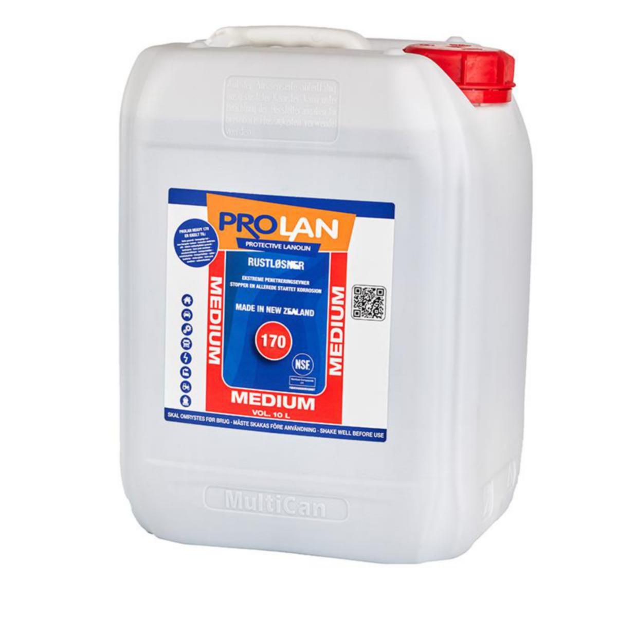 Korrosjonsbeskyttelse Prolan Lanolin - Korrosjonsbeskyttelse Lanolin Prolan Medium 10L NSF