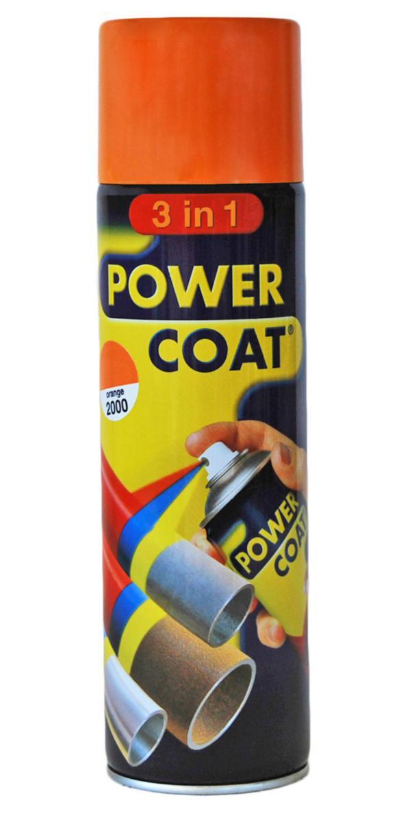 Rustbeskyttende Maling Power Coat 3 in 1 Spray - Spraymaling 3in1 Ral 2000 Power Coat 500ml orange
