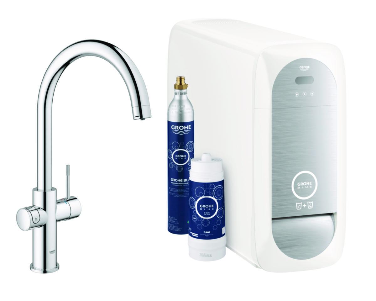 Kjøkkenbatteri Blue Home C-tut, Grohe - Grohe Blue Home kjøkkenbatteri C-tut EU ettgrep