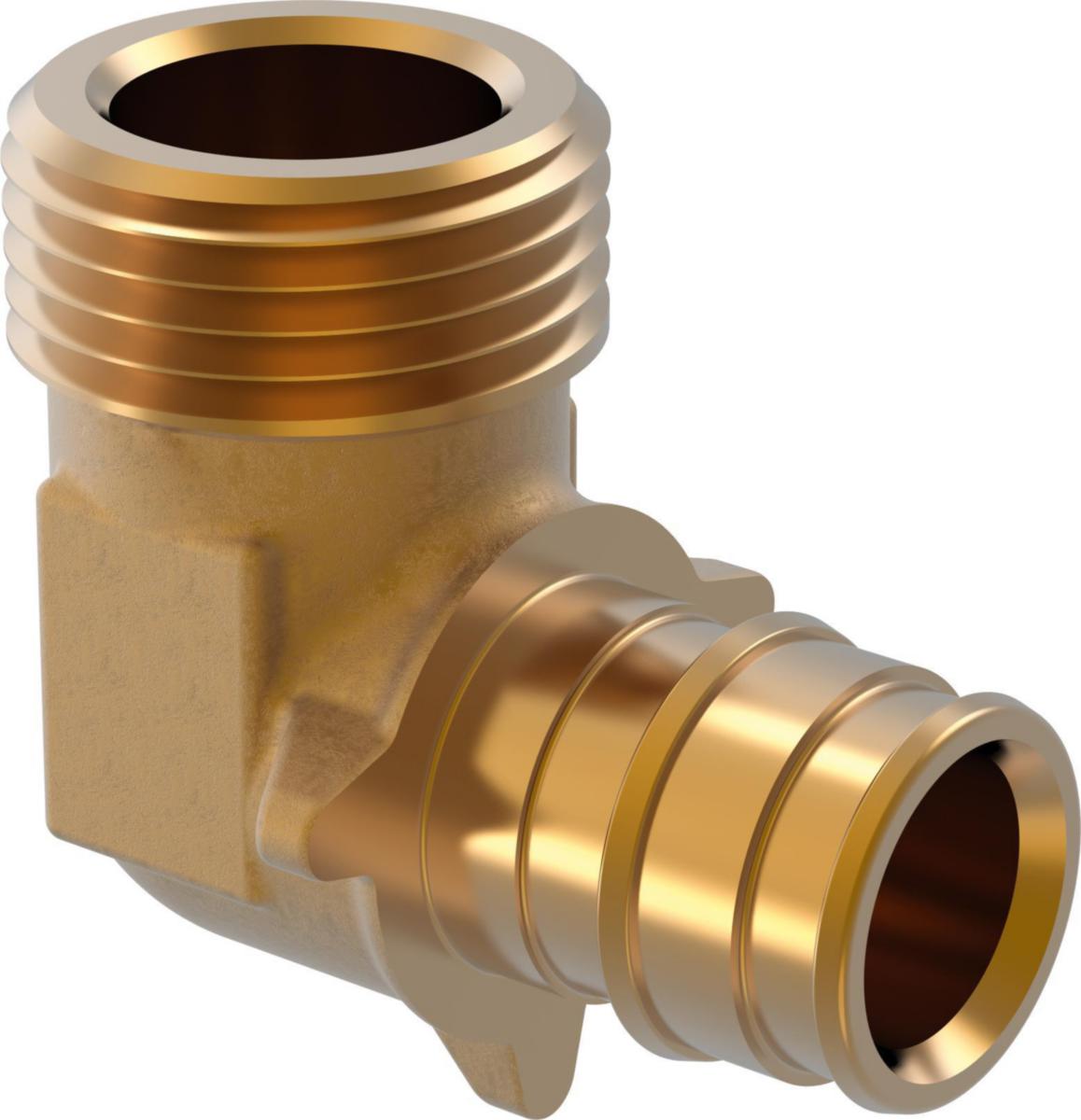 Albue Uponor Q&E innv. gjenge - 20-G3/4"MT Q&E Albue utv. gjenge. Uponor