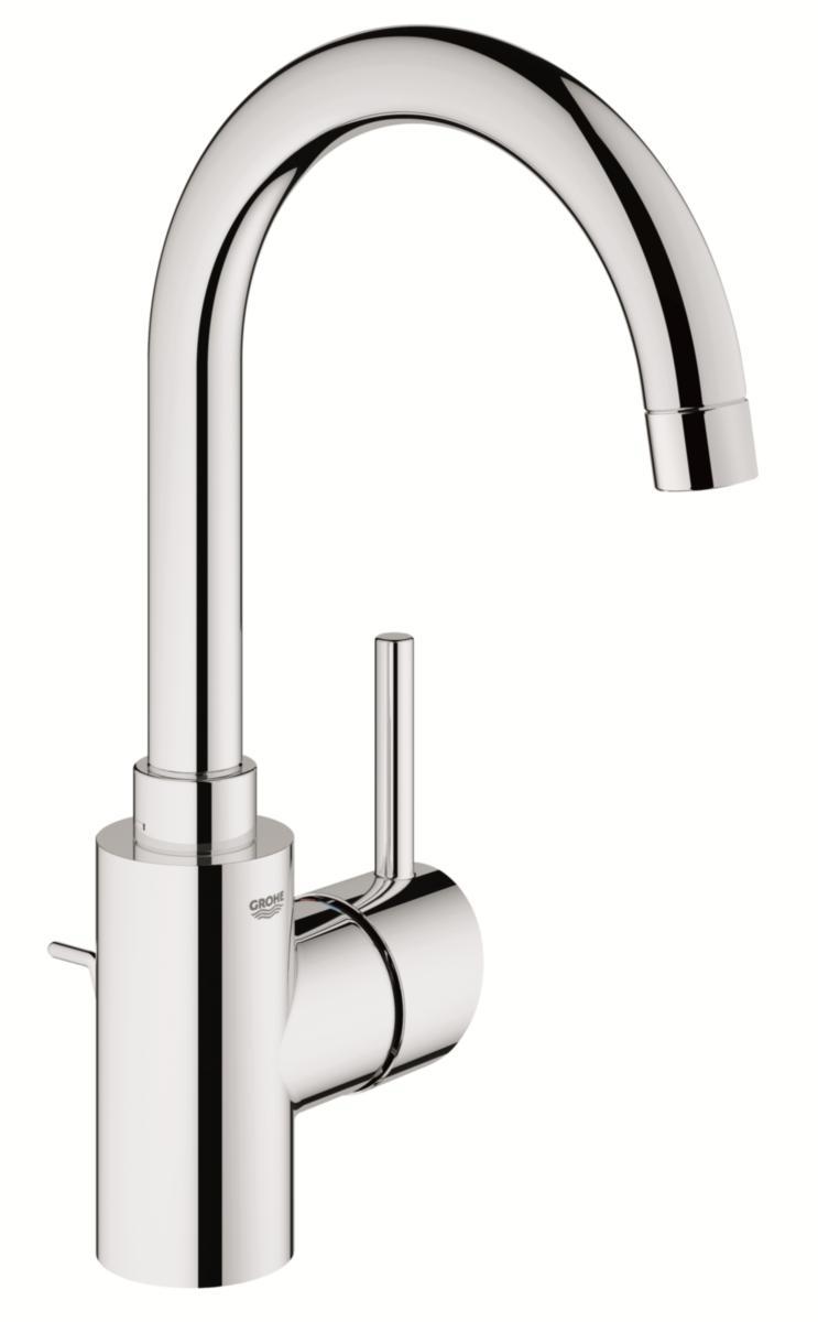Servantbatteri Concetto med høy tut og oppløftventil - Grohe Concetto ettgr.serv.arm høy tut L-size