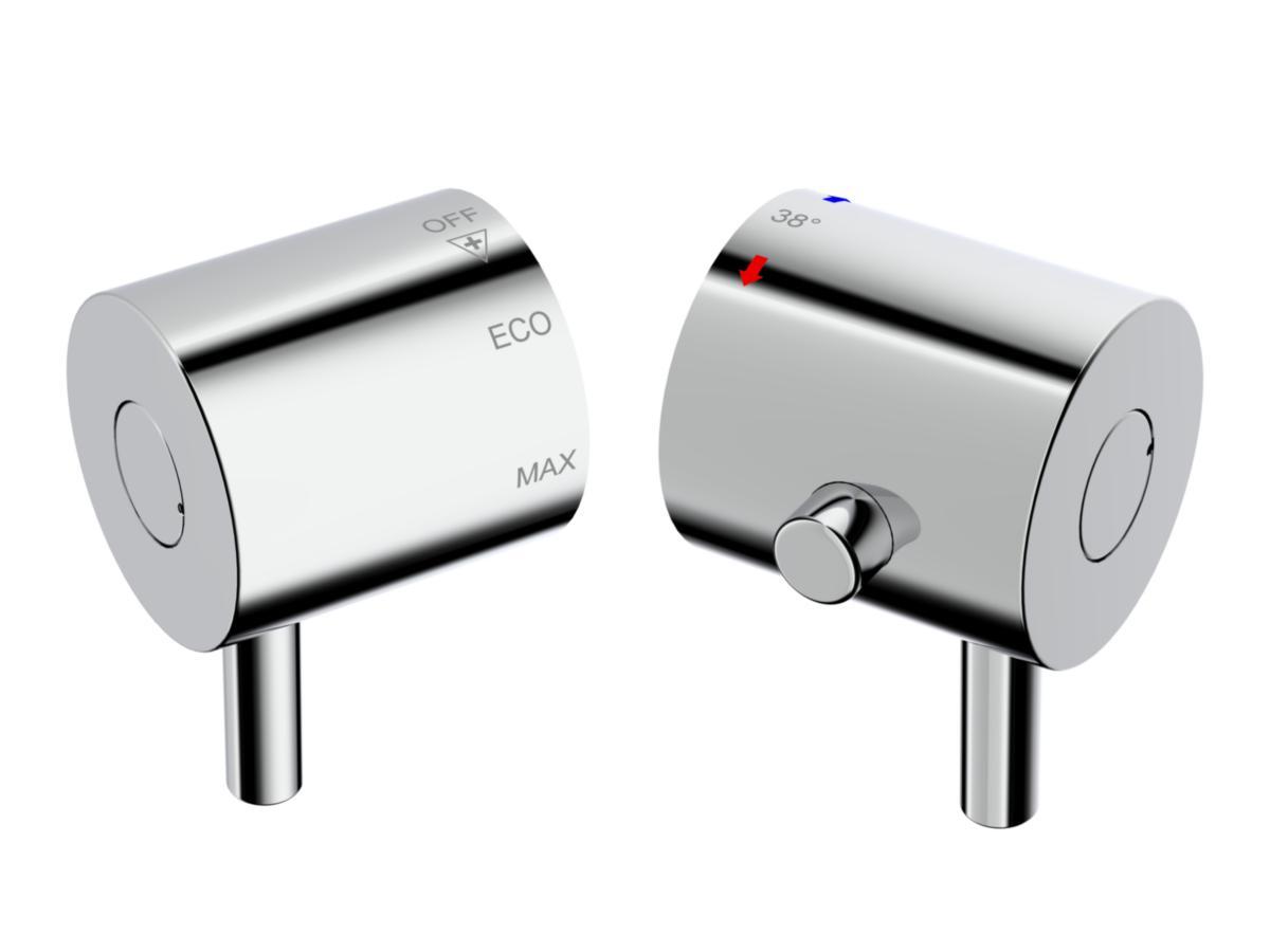 Handicap hendel til termostatbatteri Azur, a-collection - Azur handicap hendel for temperatur og mengde, krom