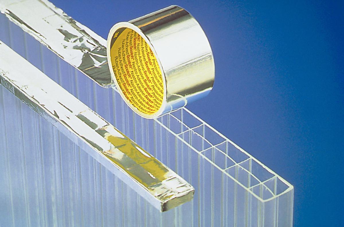 Aluminiumsfolietape 3M 425 - Aluminiumfolietape 425 3M 50mmX55m