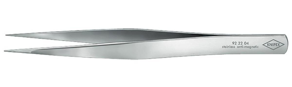Pinsett spiss form, Knipex - Pinsett 9222 04 Knipex 130mm matt