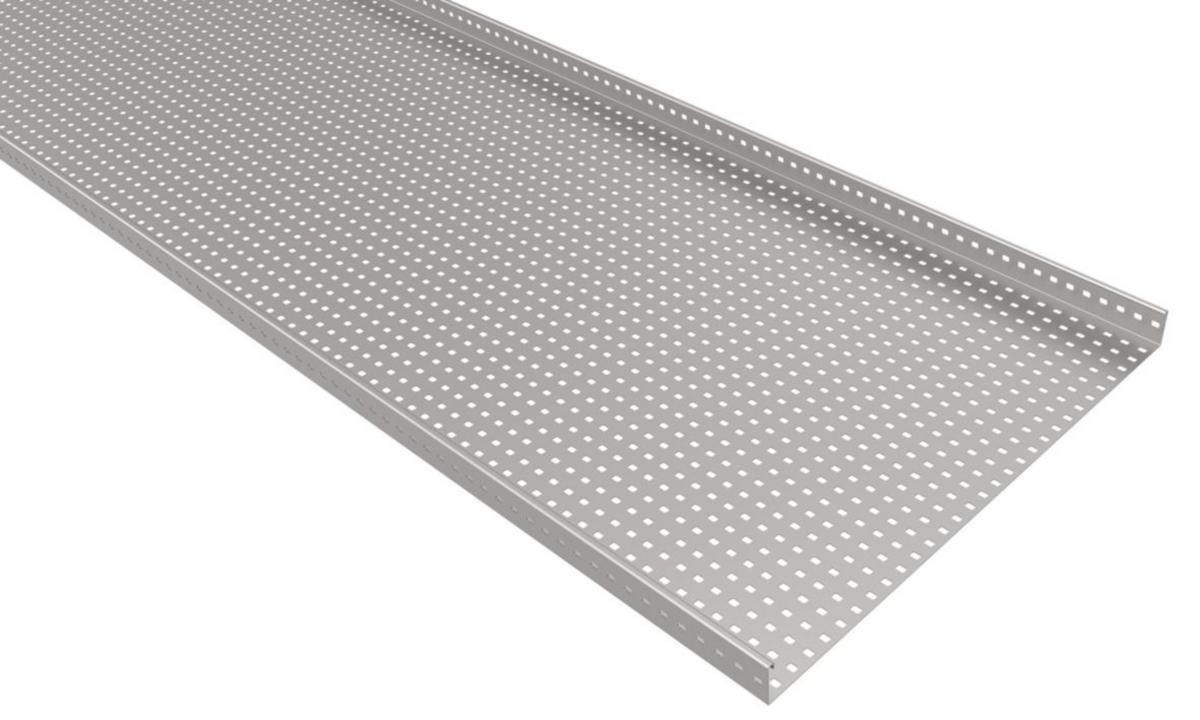 Kabelbane MP perforert - Kabelbane perf 600mm Varmf 2m