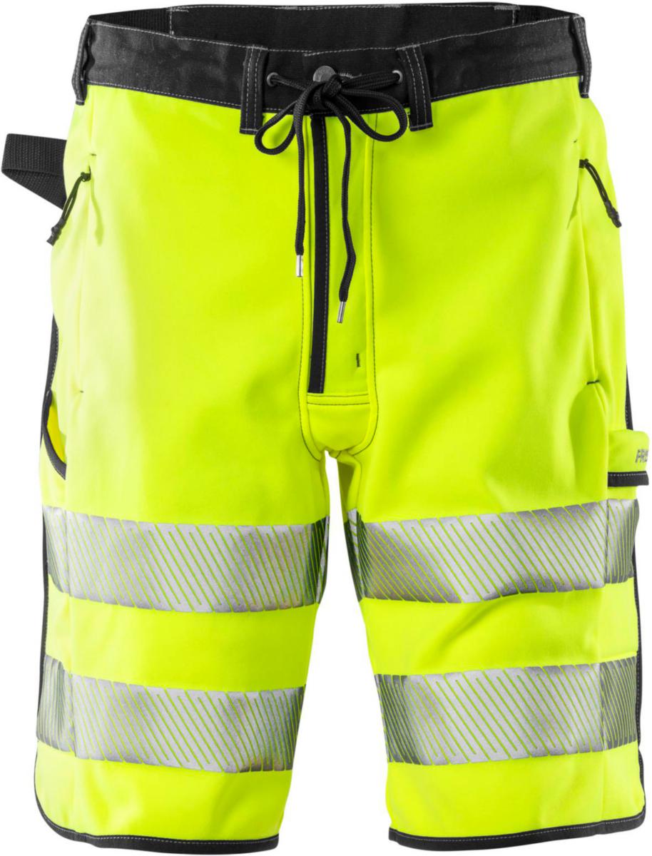 Joggeshorts Fristads Hivis kl.2 - Joggeshorts Fristads Hivis kl.2 gul/marine str XS