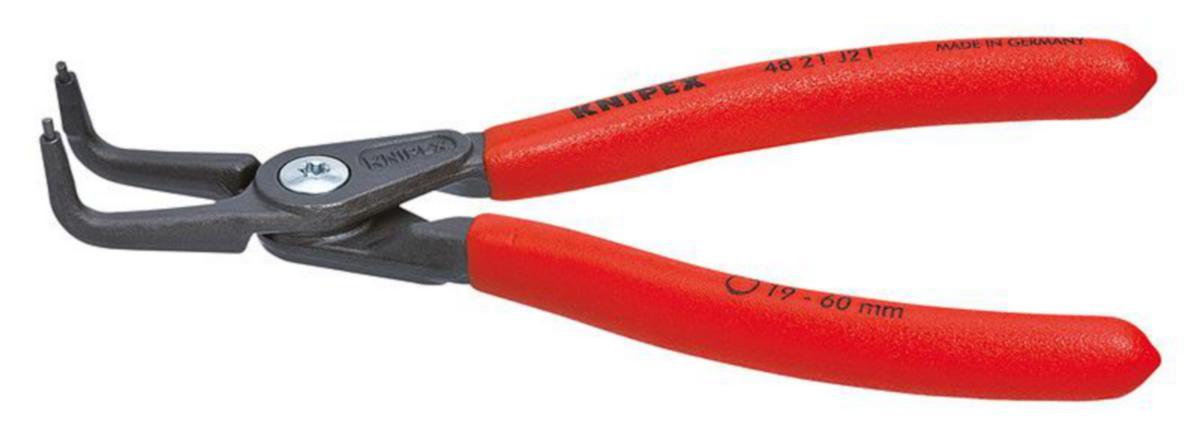 Presisjons-seegeringstang Knipex 4821 - Seegerringstang 4821 Knipex 130mm J11 bøyd