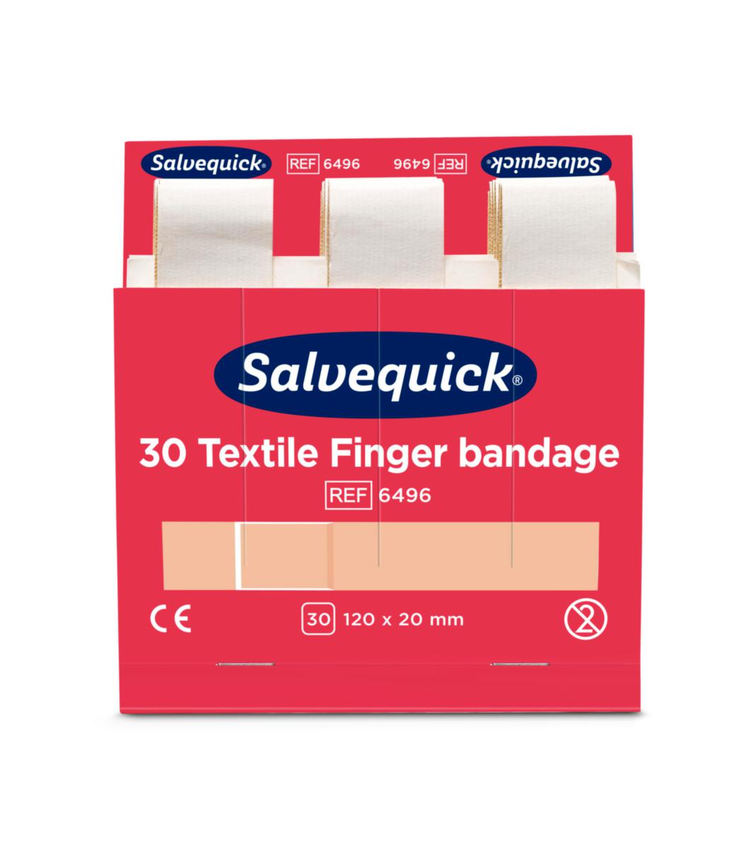 Plaster Salvequick 6496 - Plaster Tekstil Salvequi nøytral