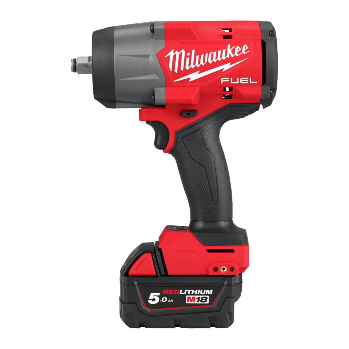 Muttertrekker Milwaukee M18 FHIW2F12-502 - Muttertrekker M18 FHIW2F12-502 Milwaukee 18V 2x5.0Ah HD-Box
