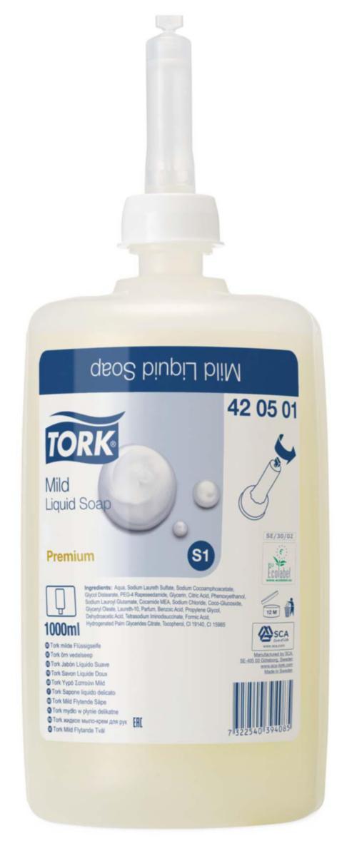 Såpe Mild flytende S1 Tork - Såpe. flytende mild Tork S1 1L 6stk